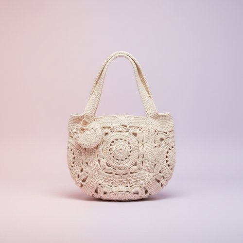 Crochet Bag - Pastel Background