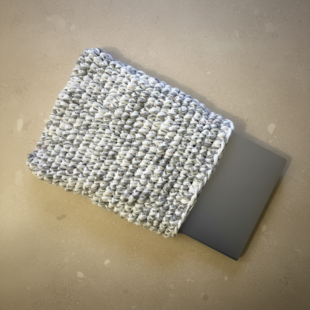 Handmade Crochet Laptop Sleeve