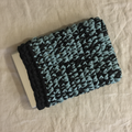 Crochet Laptop Sleeve - Linen Background