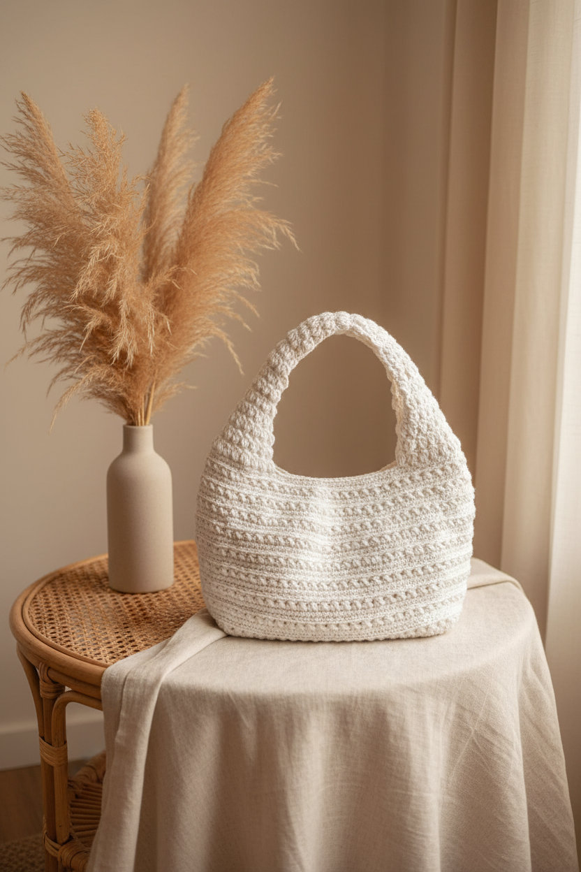 White Crochet Bag – Boho Lifestyle